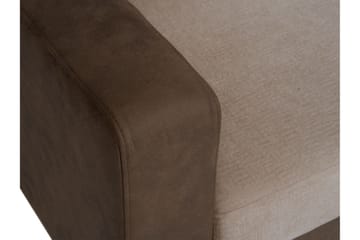 Truro Venstre L-formet Hjørnesofa med Sjeselong i Stoff - Sandbeige - Møbler - Sofaer - Fløyel sofaer