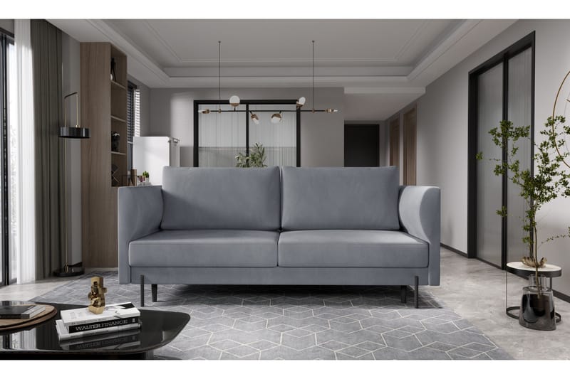 Zerlo 3-seters Sofa, Grå