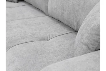 Flo 3-seter Sovesofa med Oppbevaring i Stoff - Hvit - Møbler - Sofaer - Sovesofaer