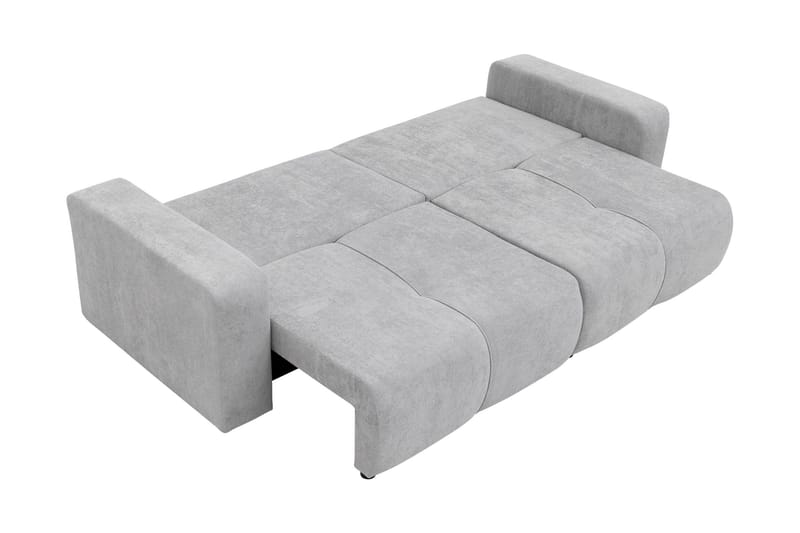Flo 3-seter Sovesofa med Oppbevaring i Stoff - Oransje - Møbler - Sofaer - Sovesofaer