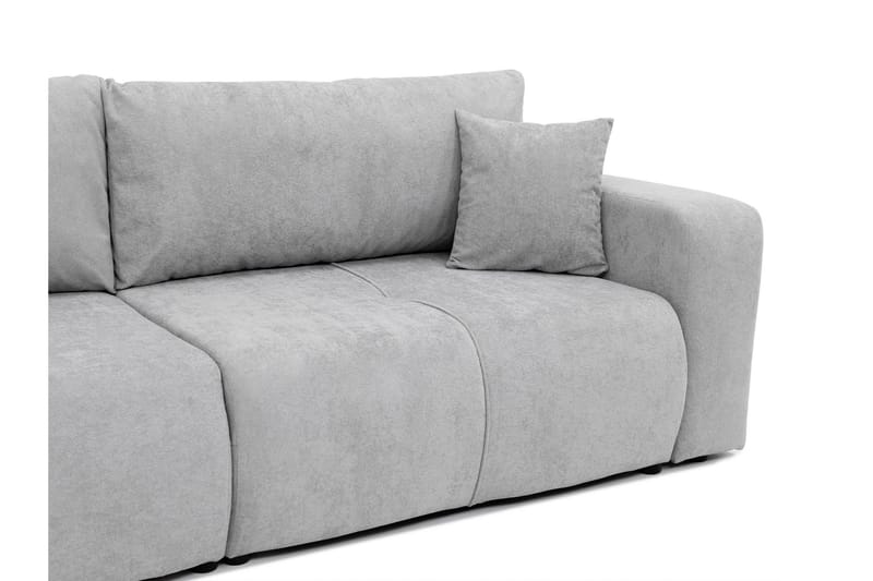 Flo 3-seter Sovesofa med Oppbevaring i Stoff - Oransje - Møbler - Sofaer - Sovesofaer