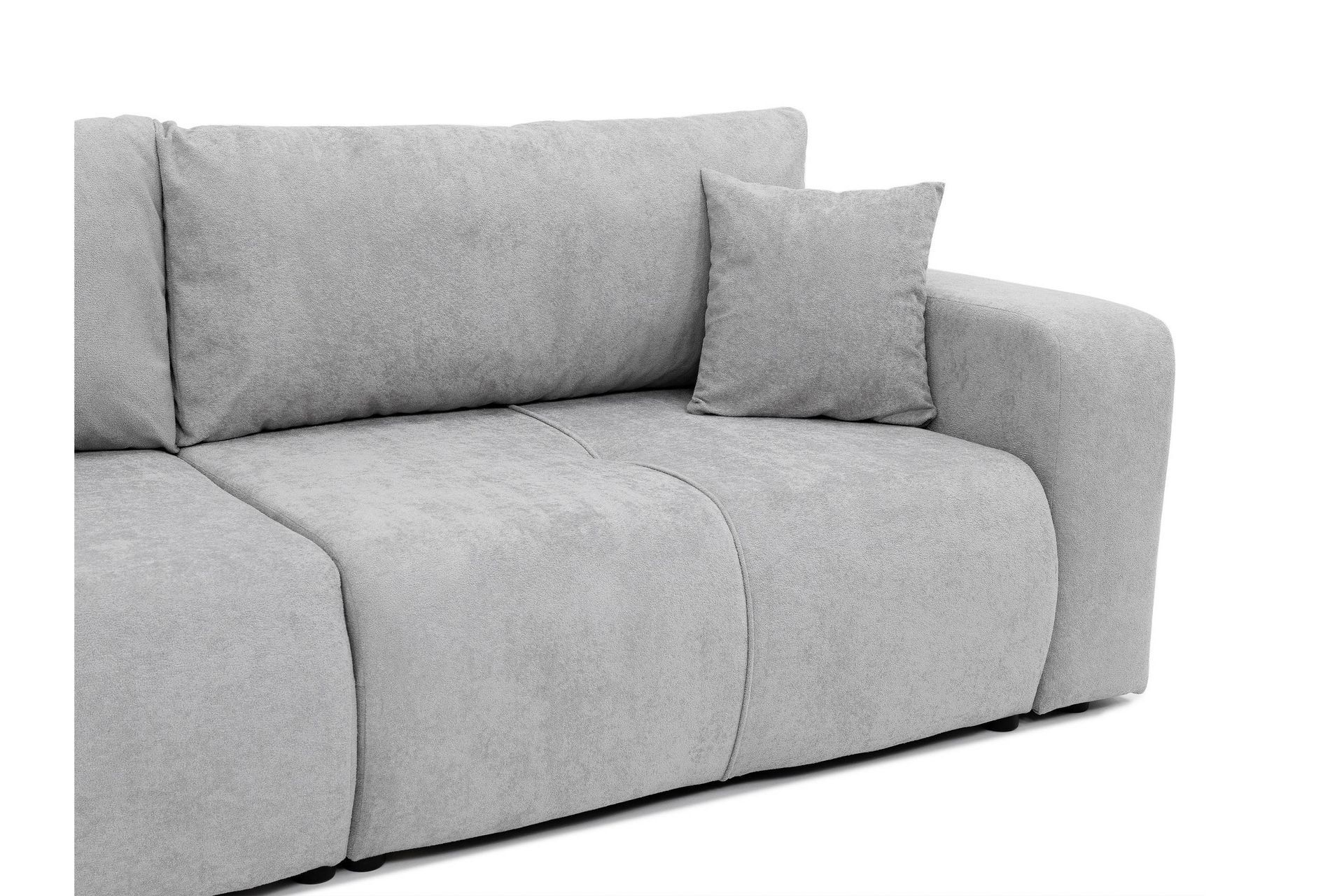 Flo Sovesofa 3-seter i Plysj - Gul - Møbler - Sofaer - Sovesofaer