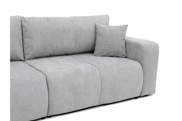 Flo Sovesofa 3-seter i Plysj - Gul - Møbler - Sofaer - Sovesofaer