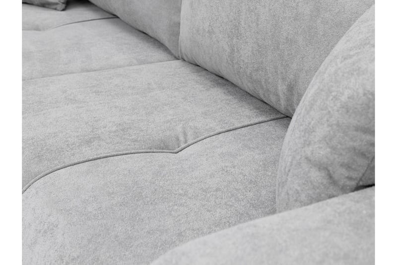 Flo Sovesofa 3-seter i Plysj - Gul - Møbler - Sofaer - Sovesofaer