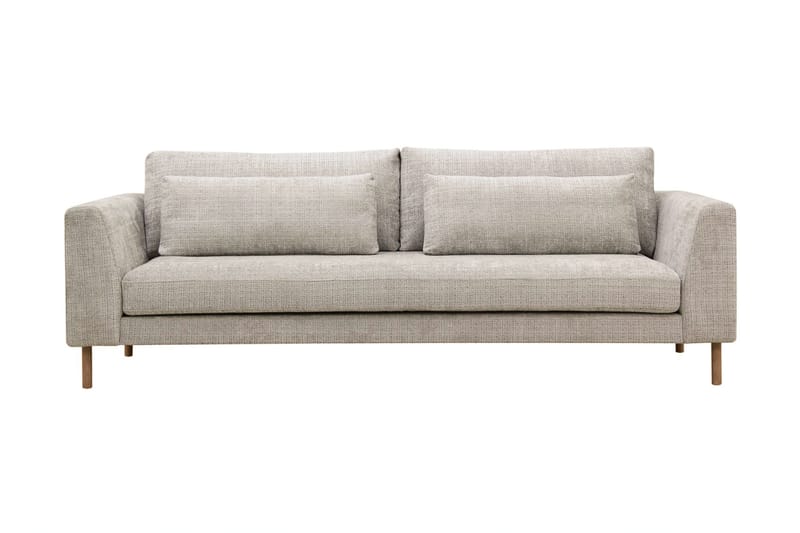 Florenz 3-seters Sofa i Chenille - Grå / Beige - Møbler - Sofaer - Sofa 3 seter
