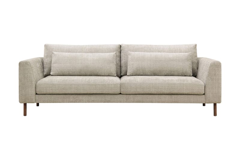 Florenz 3-seters Sofa i Chenille - Grå / Beige - Møbler - Sofaer - Sofa 3 seter