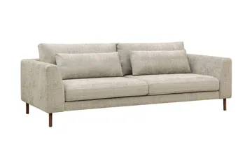 Florenz 3-seters Sofa i Chenille - Grå/Beige - Møbler - Sofaer - Sofa 3 seter