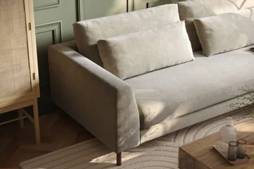 Florenz 3-seters Sofa i Chenille - Grå/Beige - Møbler - Sofaer - Sofa 3 seter