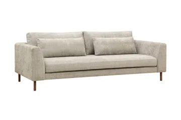 Florenz 3-seters Sofa i Chenille - Grå/Beige - Møbler - Sofaer - Sofa 3 seter
