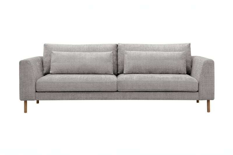 Florenz 3-seters Sofa i Chenille - Lys grå - Møbler - Sofaer - Sofa 3 seter