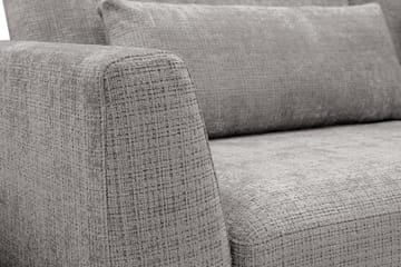 Florenz 3-seters Sofa i Chenille - Lys grå - Møbler - Sofaer - Sofa 3 seter