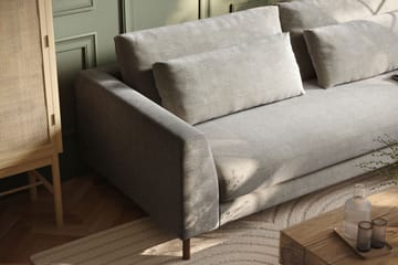 Florenz 3-seters Sofa i Chenille - Lys grå - Møbler - Sofaer - Sofa 3 seter