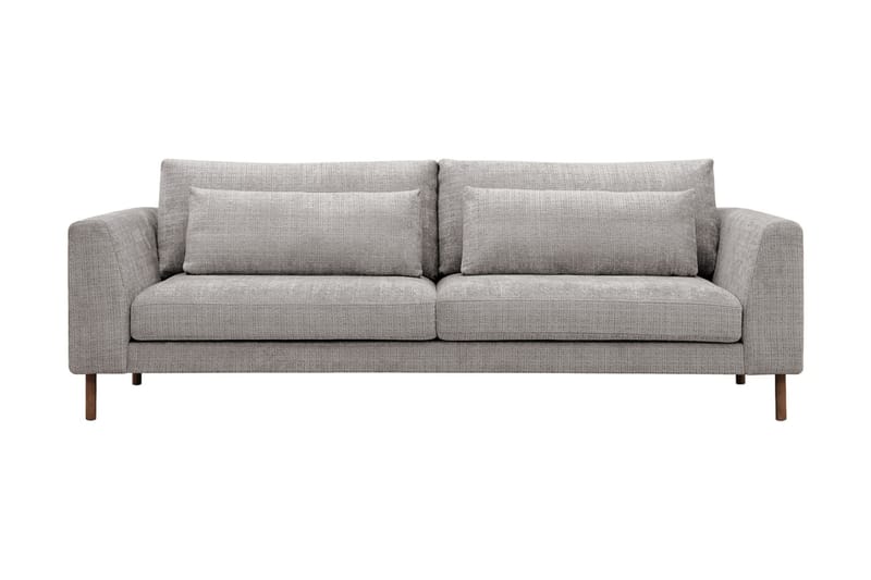 Florenz 3-seters Sofa i Chenille - Lys grå - Møbler - Sofaer - Sofa 3 seter