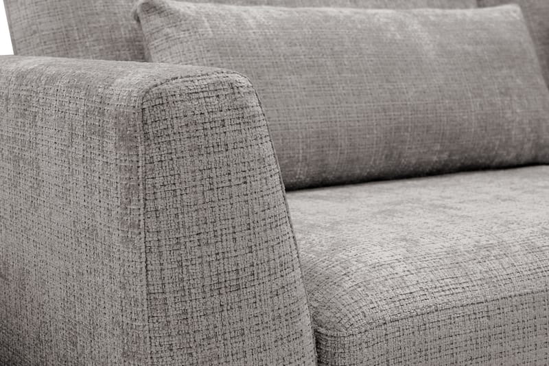 Florenz 3-seters Sofa i Chenille - Lys grå - Møbler - Sofaer - Sofa 3 seter