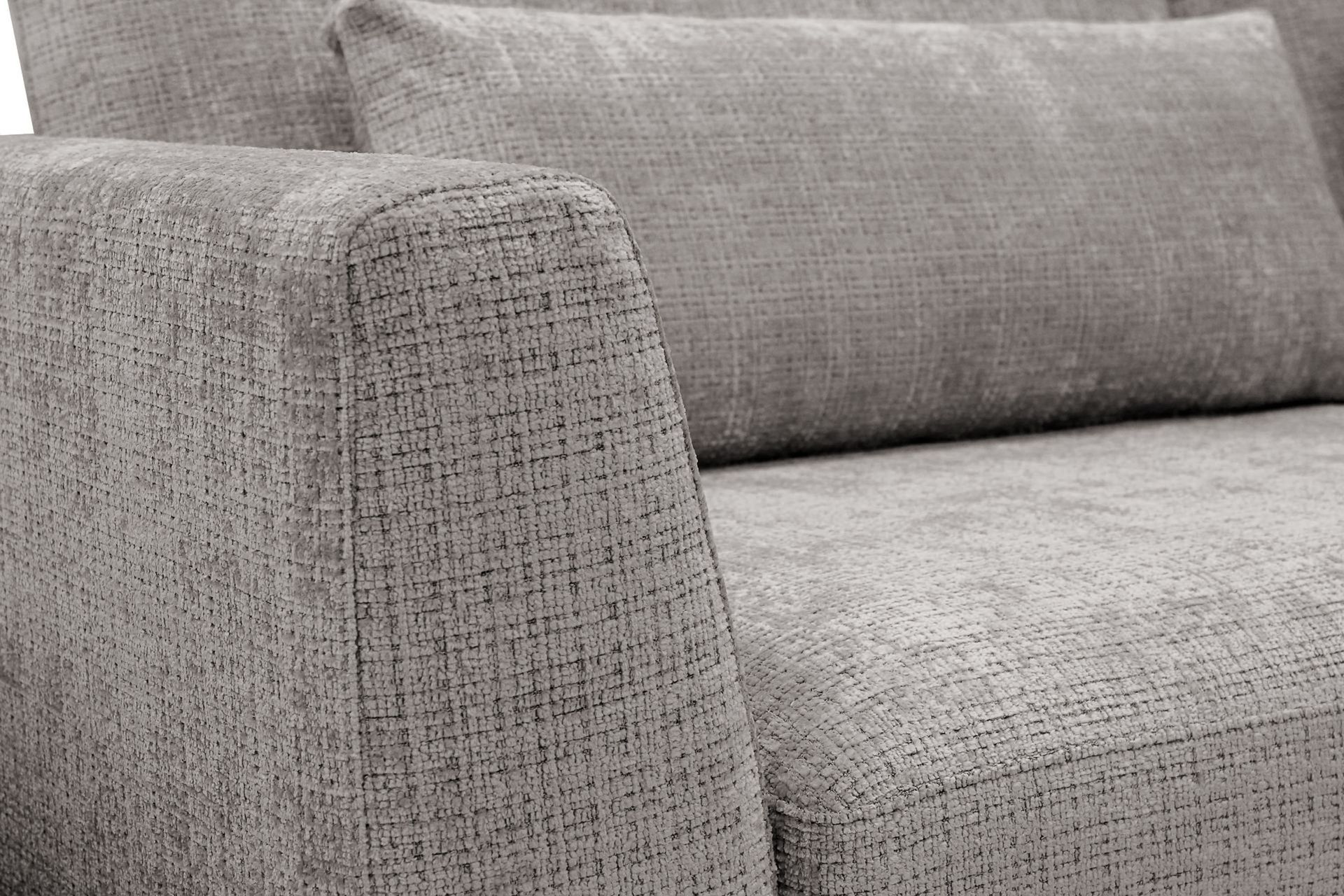 Florenz 3-seters Sofa i Chenille - Lys grå - Møbler - Sofaer - Sofa 3 seter