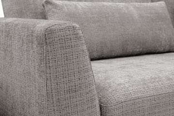 Florenz 3-seters Sofa i Chenille - Lys grå - Møbler - Sofaer - Sofa 3 seter