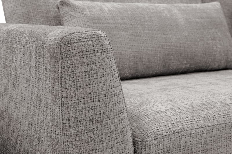 Florenz 3-seters Sofa i Chenille - Lysegrå - Møbler - Sofaer - Sofa 3 seter