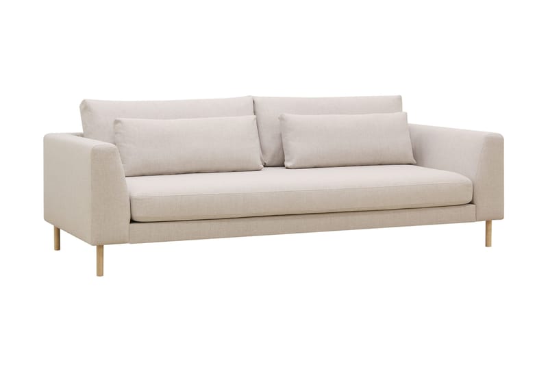 Florenz 3-seters Stoffsofa - Beige - Møbler - Sofaer - Sofa 3 seter