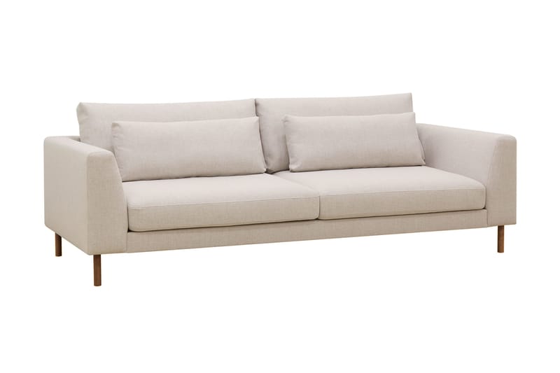 Florenz 3-seters Stoffsofa - Beige - Møbler - Sofaer - Sofa 3 seter