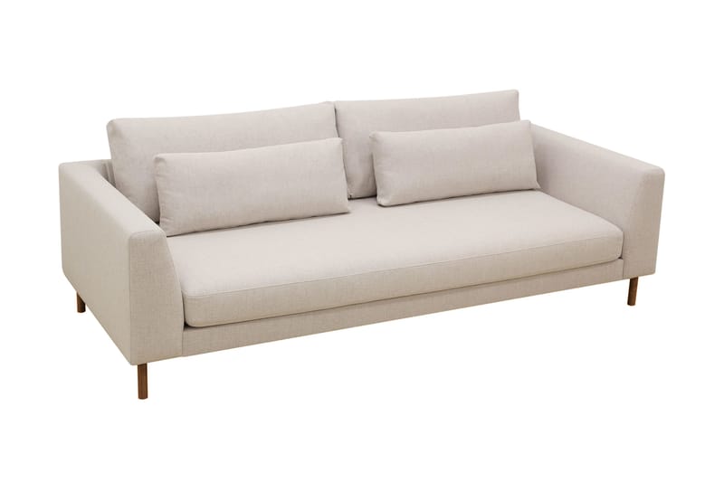Florenz 3-seters Stoffsofa - Beige - Møbler - Sofaer - Sofa 3 seter