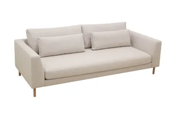 Florenz 3-seters Stoffsofa - Beige - Møbler - Sofaer - Sofa 3 seter