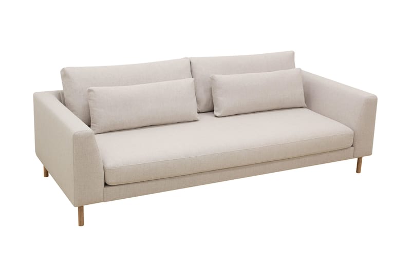 Florenz 3-seters Stoffsofa - Beige - Møbler - Sofaer - Sofa 3 seter