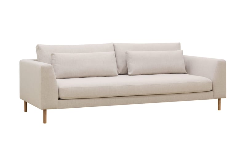 Florenz 3-seters Stoffsofa - Beige - Møbler - Sofaer - Sofa 3 seter