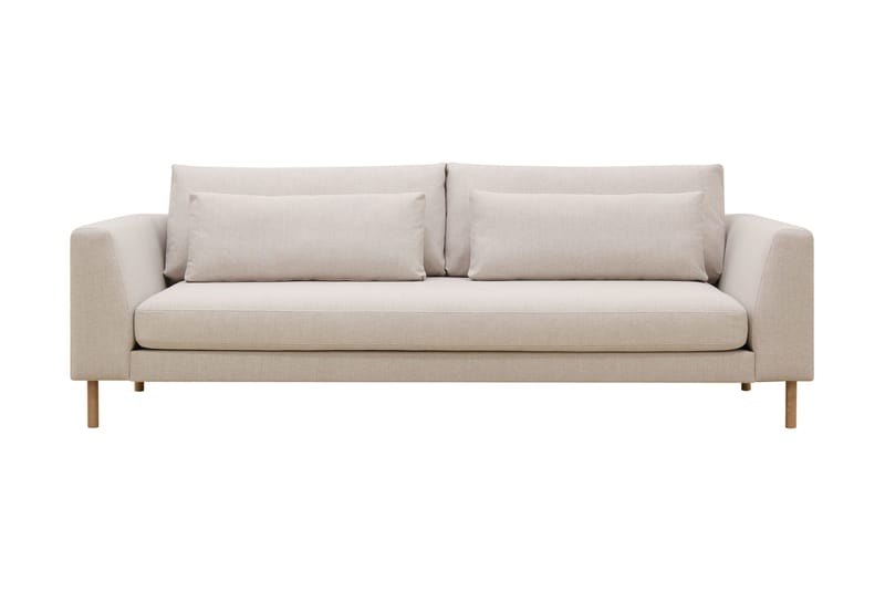 Florenz 3-seters Stoffsofa - Beige - Møbler - Sofaer - Sofa 3 seter