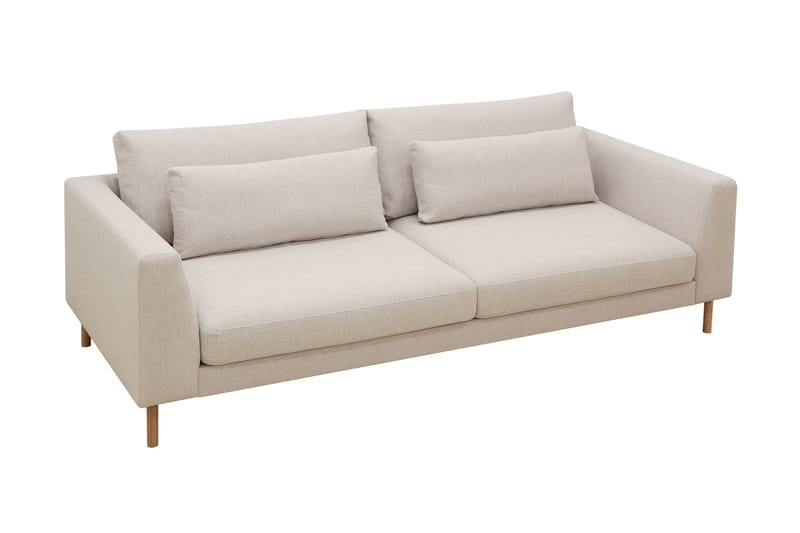 Florenz 3-seters Stoffsofa - Beige - Møbler - Sofaer - Sofa 3 seter