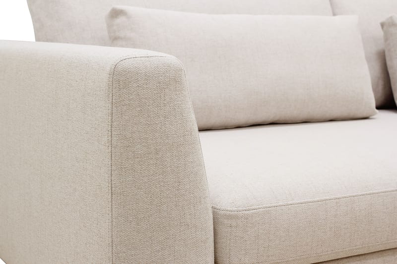 Florenz 3-seters Stoffsofa - Beige - Møbler - Sofaer - Sofa 3 seter