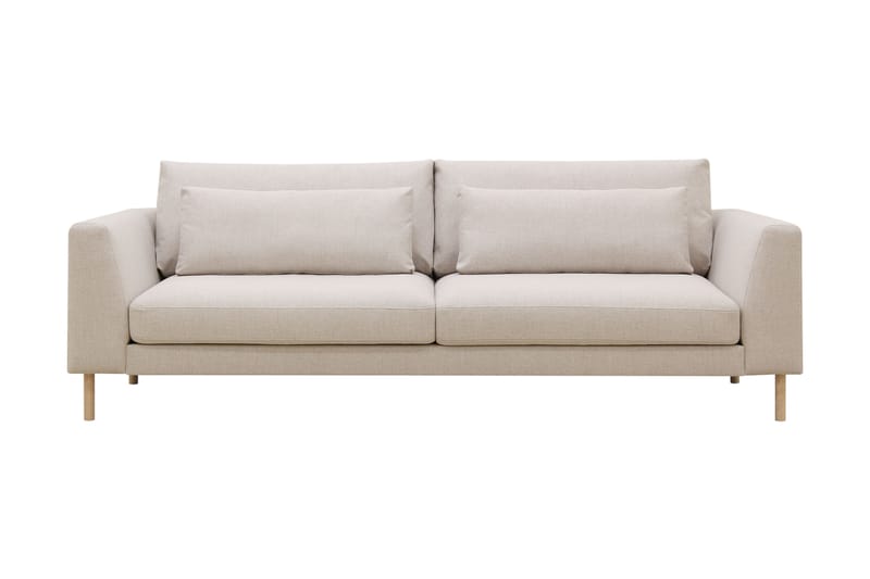 Florenz 3-seters Stoffsofa - Beige - Møbler - Sofaer - Sofa 3 seter