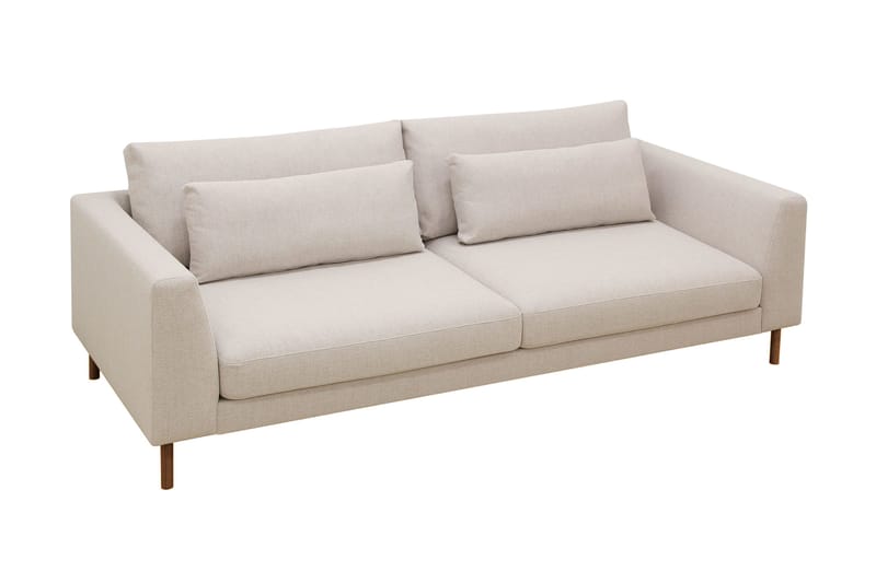 Florenz 3-seters Stoffsofa - Beige - Møbler - Sofaer - Sofa 3 seter