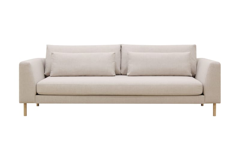 Florenz 3-seters Stoffsofa - Beige - Møbler - Sofaer - Sofa 3 seter