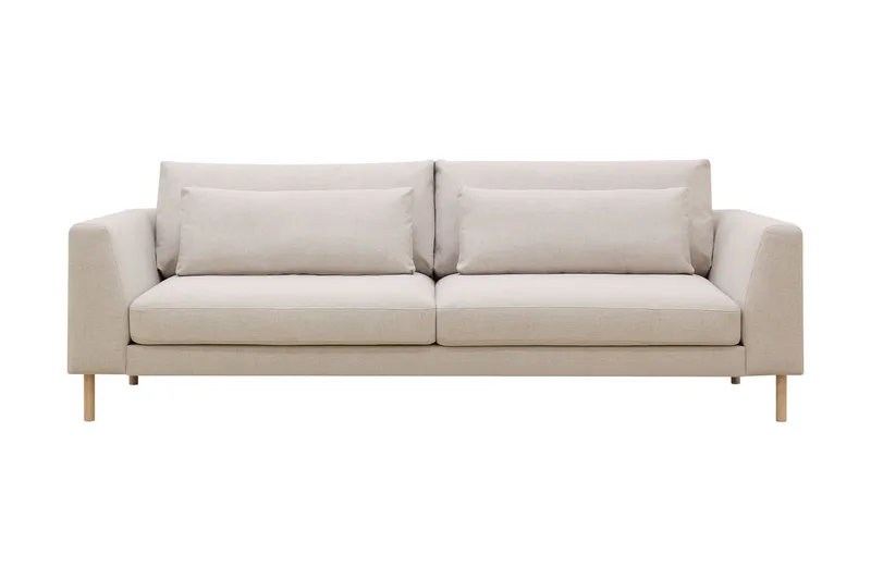 Florenz 3-seters Stoffsofa - Beige - Møbler - Sofaer - Sofa 3 seter