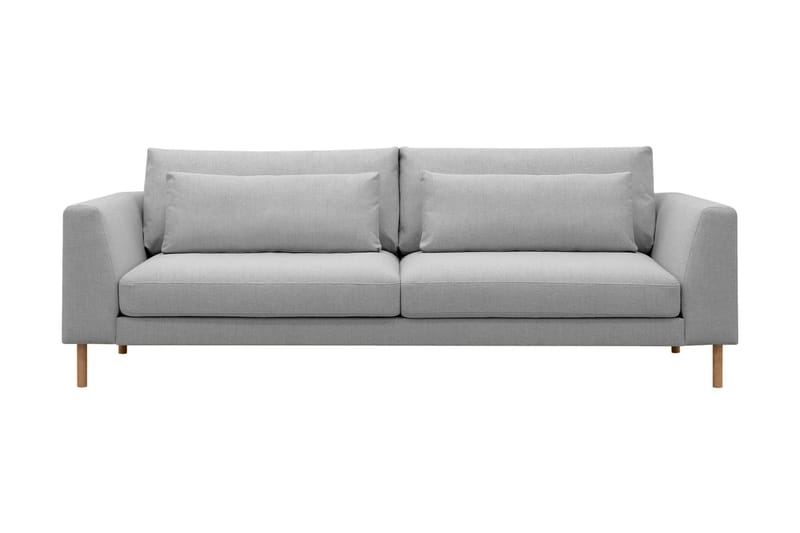 Florenz 3-seters Stoffsofa - Lys grå - Møbler - Sofaer - Sofa 3 seter