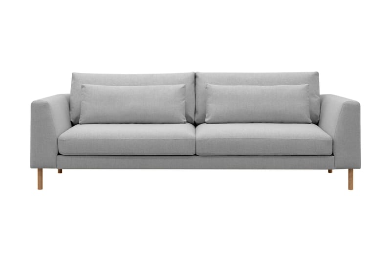 Florenz 3-seters Stoffsofa - Lys grå - Møbler - Sofaer - Sofa 3 seter
