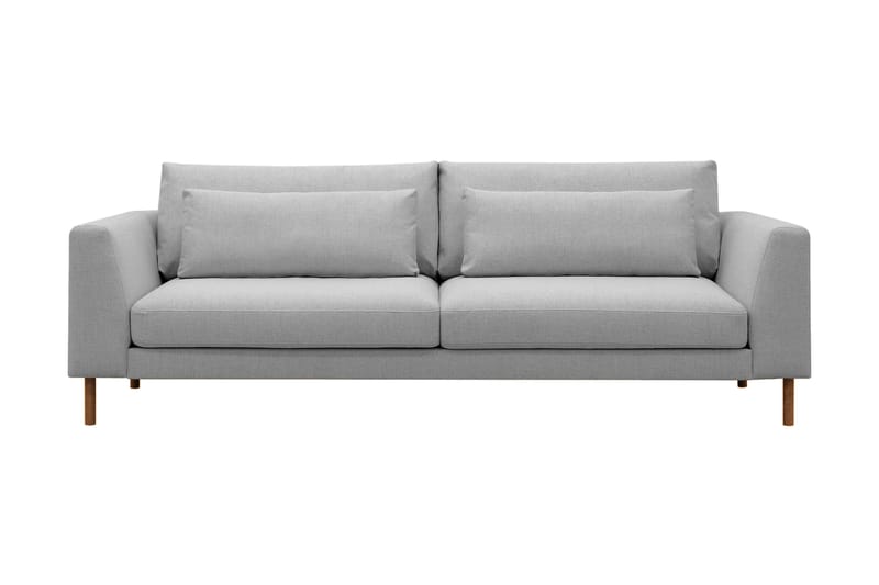 Florenz 3-seters Stoffsofa - Lys grå - Møbler - Sofaer - Sofa 3 seter
