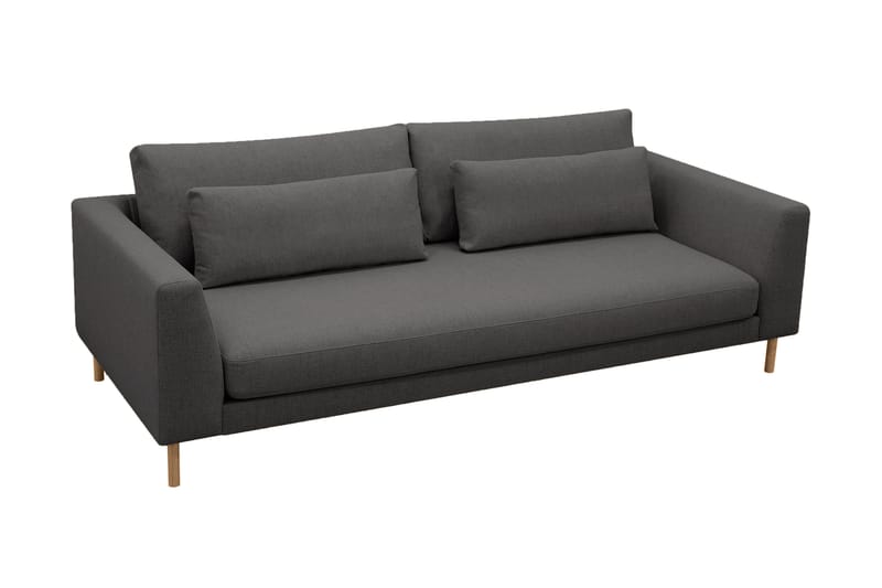 Florenz 3-seters Stoffsofa - Mørk grå - Møbler - Sofaer - Sofa 3 seter