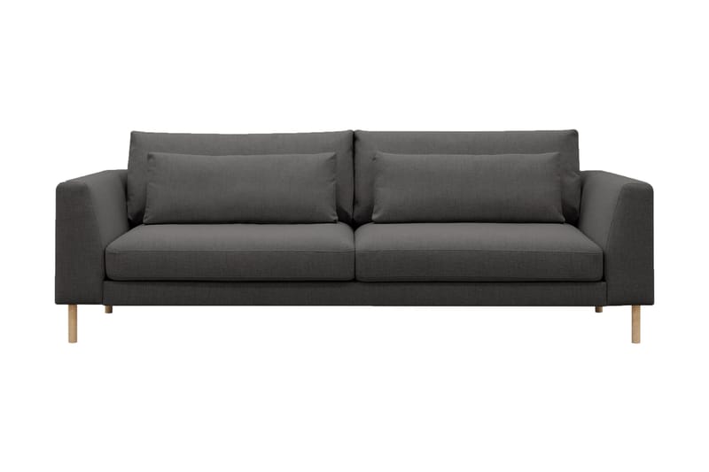Florenz 3-seters Stoffsofa - Mørk grå - Møbler - Sofaer - Sofa 3 seter