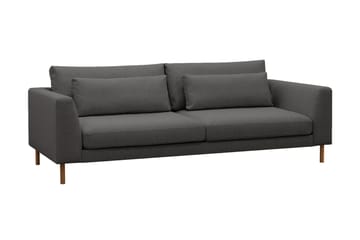 Florenz 3-seters Stoffsofa - Mørk grå - Møbler - Sofaer - Sofa 3 seter