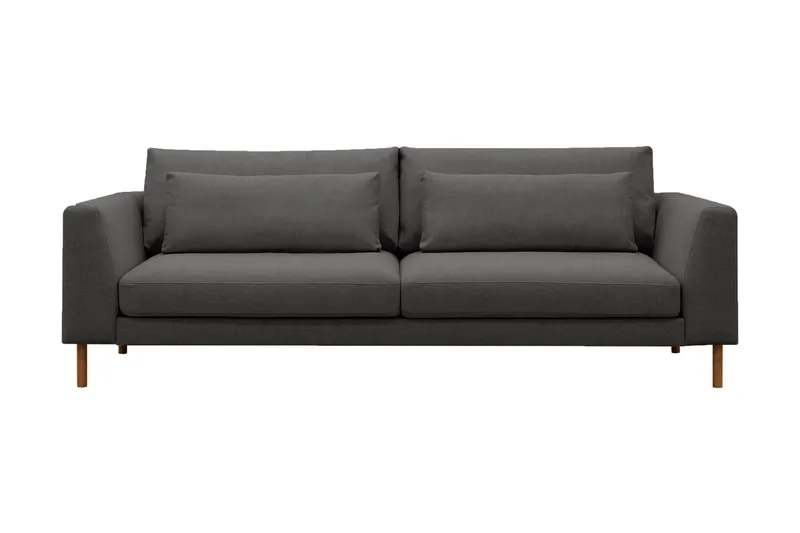Florenz 3-seters Stoffsofa - Mørk grå - Møbler - Sofaer - Sofa 3 seter