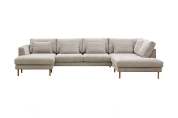 Florenz 4-seters Høyrevendt U-formet Sofa med Divan og Sjeselong i Chenille
