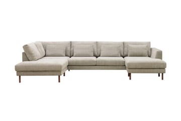 Florenz 4-seters Venstrevendt U-formet Sofa med Divan og Sjeselong i Chenille