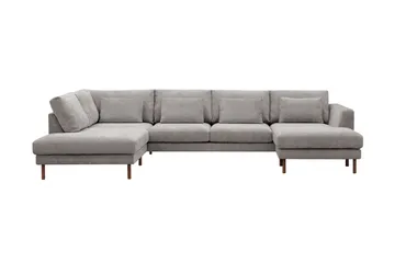 Florenz 4-seters Venstrevendt U-formet Sofa med Divan og Sjeselong i Chenille
