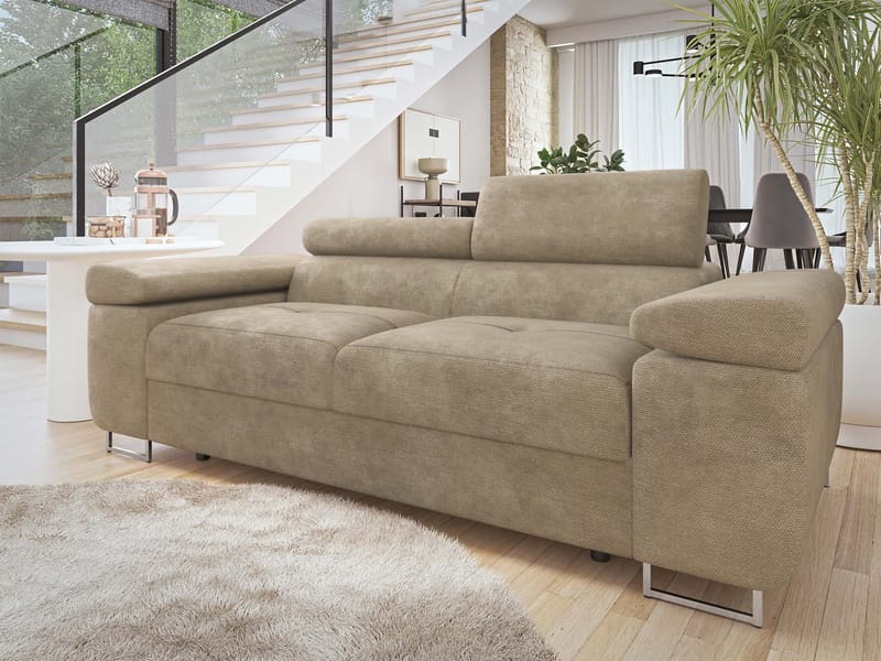 Gabina 2-seters sofa - beige - Møbler - Sofaer - Sofa 3 seter