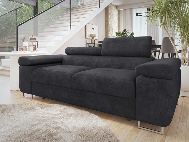 Gabina 2-seters sofa - svart - Møbler - Sofaer - Sofa 3 seter