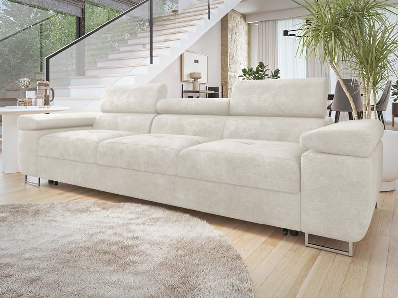 Gabina 3-seters sofa - beige - Møbler - Sofaer - Sovesofaer