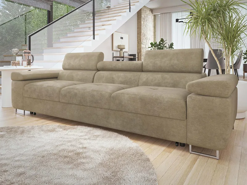 Gabina 3-seters sofa - beige - Møbler - Sofaer - Sovesofaer