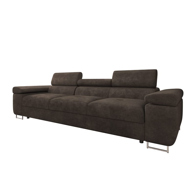Gabina 3-seters sofa, brun