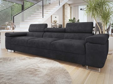 Gabina 3-seters sofa - svart - Møbler - Sofaer - Sofa 3 seter